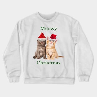 Meowy Christmas Cats Crewneck Sweatshirt